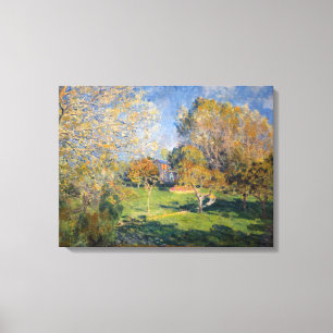 Lienzo Alfred Sisley - El jardín de Hoschede, Montgeron