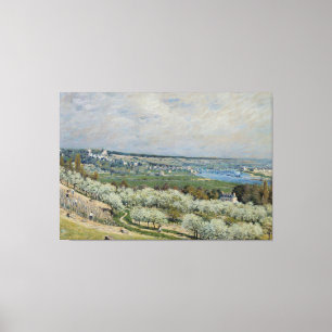 Lienzo Alfred Sisley La terraza de Saint-Germain, primave