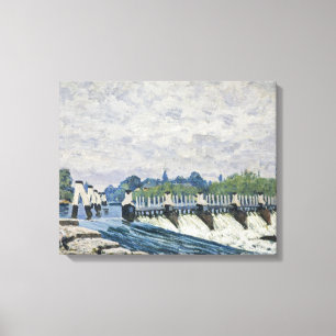 Lienzo Alfred Sisley - Molesey Weir, Hampton Court