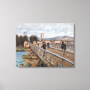 Lienzo Alfred Sisley - Pasarela de Argenteuil