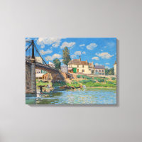 Alfred Sisley - Puente en Villeneuve-la-Garenne