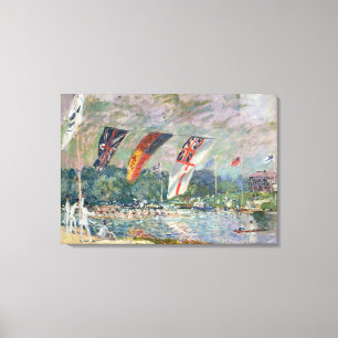 Lienzo Alfred Sisley   Regatta en Molesey