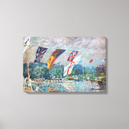 Lienzo Alfred Sisley - Regatta en Molesey