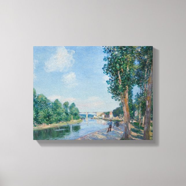 Lienzo Alfred Sisley - Saint-Mammes. June Sunshine (Anverso)