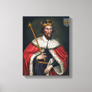 Lienzo Alfred the Great (849-99), después de un cuadro en