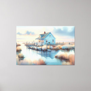 Lienzo Algodón costero en el pantano del amanecer