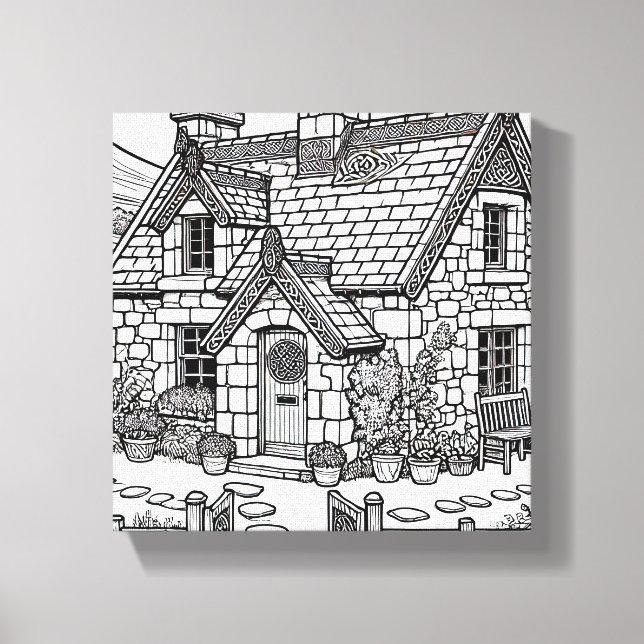 Lienzo Algodón de pizarra #12 (Anverso)