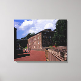 Lienzo Algodón Mill en New Lanark Postcard Poster Foto Bl