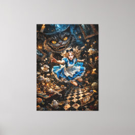 Lienzo Alice: Down the Hole
