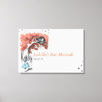 Alice In Wonderland Rótulo-In Canvas Board