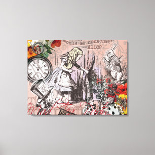Lienzo alice nonsense wonderland curtain