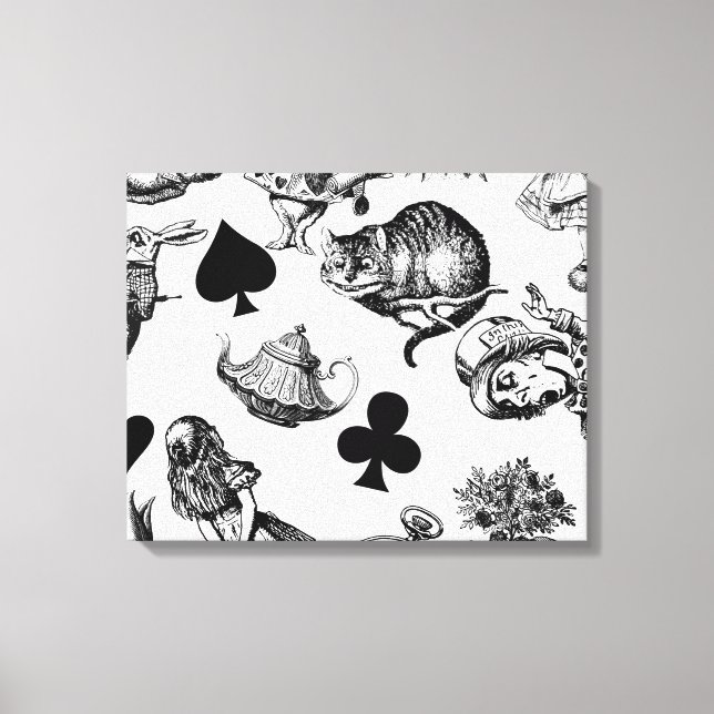 Lienzo Alice White Rabbit Wonderland Classic (Anverso)
