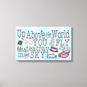 Lienzo Alicia en el País de las Maravillas, sincera cita