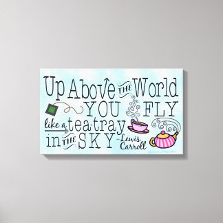 Lienzo Alicia en el país de las maravillas: Whimsical Tea