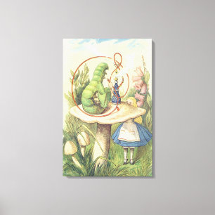 Lienzo Alicia resuelve Caterpillar