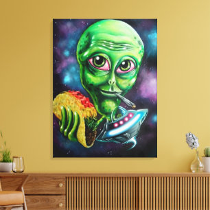 Lienzo Alien