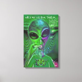 LIENZO ALIEN GRAFFITI CANVAS ME LLEVA A TU RETRO DE NEALE
