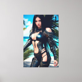 Lienzo Alien Tropical Vacation 003