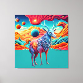 Lienzo Alien Wildlife