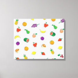 Lienzo Alimentos Para Thought_Totalmente Fruity_Pattern