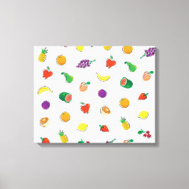 Lienzo Alimentos Para Thought_Totalmente Fruity_Pattern