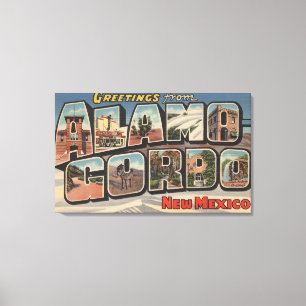Lienzo Alinter ordo, Nuevo México - Escenas de letras gra