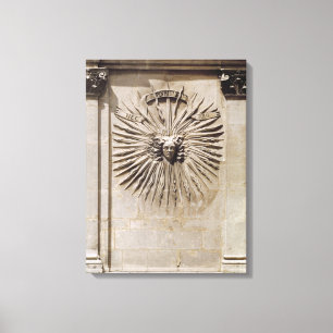 Lienzo Alivio del sol desde la fachada