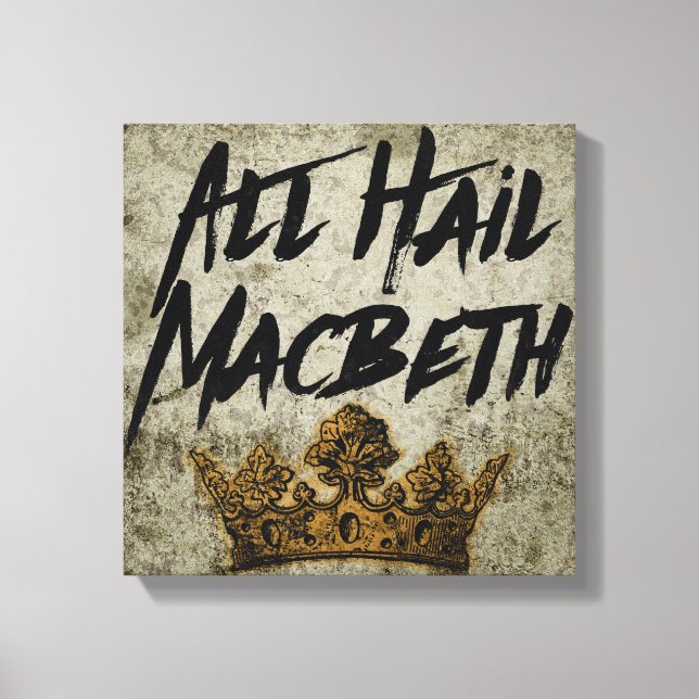 Lienzo All Hail Macbeth (Anverso)