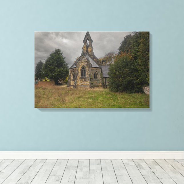 Lienzo All Saints Church, Whitley (Insitu (piso de madera))