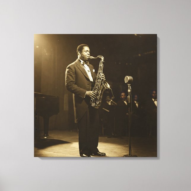 Lienzo  All That Jazz, by Natasha Us   (Anverso)