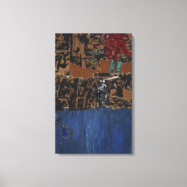 Lienzo Allan Kaprow - Azul azul azul (Anverso)