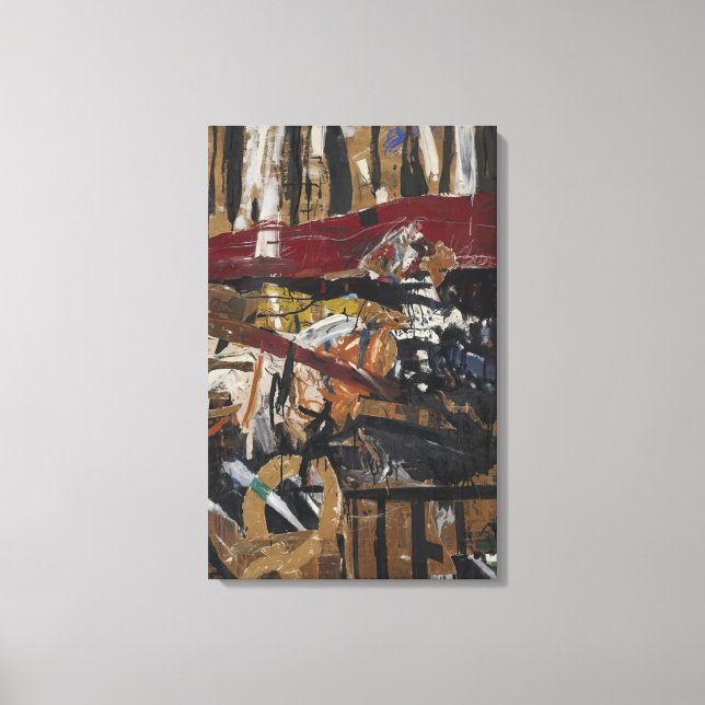 Lienzo Allan Kaprow - Pheasant enjaulado #2 (Anverso)