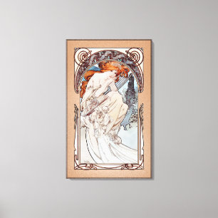 Lienzo Allegorie de la Musique por Alphonse Mucha