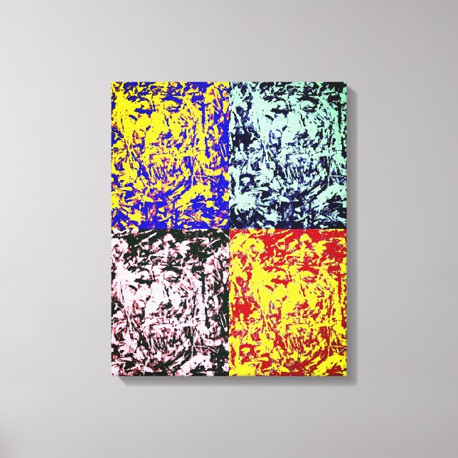 Lienzo Alma perdida en la calle (Anverso)