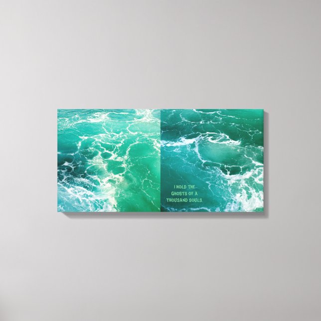 Lienzo Almas del mar (Anverso)