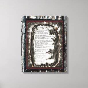 Lienzo Almas llorando por todas partes