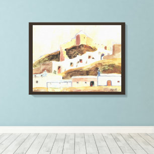 Lienzo Almeria por Walter Gramatte, Expresionismo Vintage