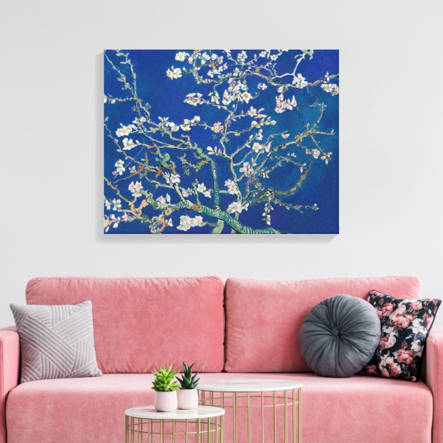 Lienzo Almond Bloom (añil) | Van Gogh | (Insitu (Sala de estar))
