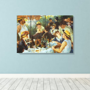Lienzo Almuerzo de los remeros de Pierre Renoir
