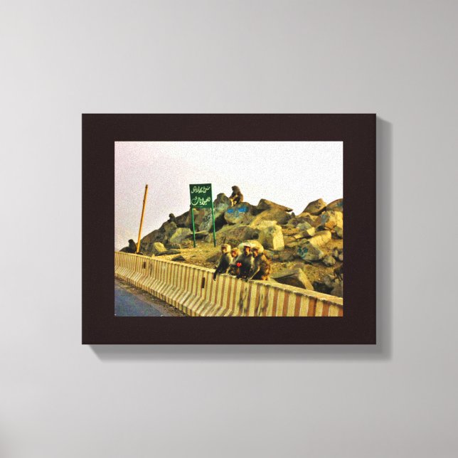 Lienzo Almuerzo en la carretera (Anverso)