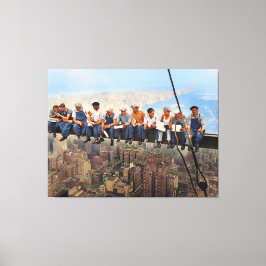 Lienzo Almuerzo en lo alto de un rascacielos 1932 NYC Rem