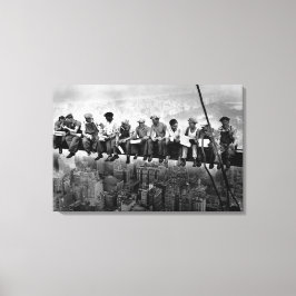 Lienzo Almuerzo por encima de un rascacielos de 1932 trab