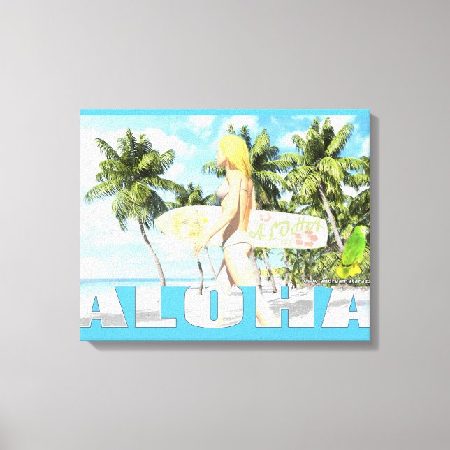 Lienzo Aloha 01 (Anverso)