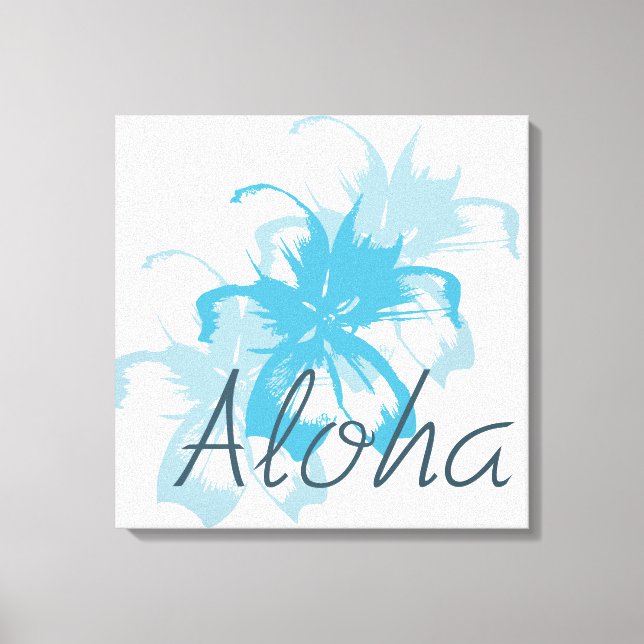 Lienzo Aloha Floral (Anverso)