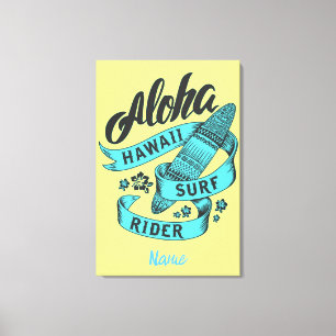 Lienzo Aloha Hawaii Surf Rider Thunder_Cove
