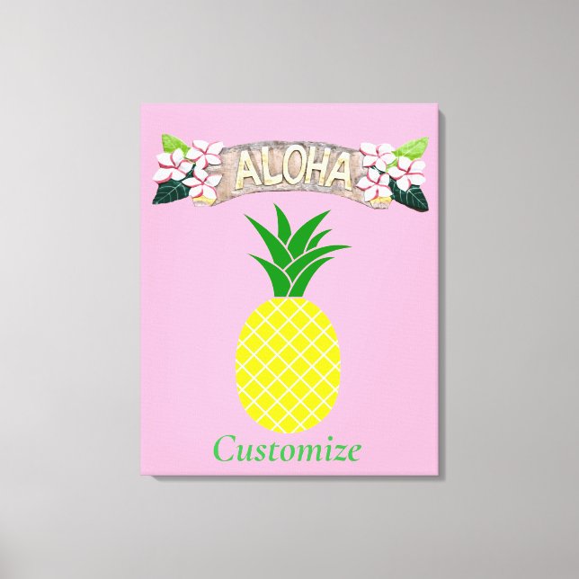 Lienzo Aloha Piña Thunder_Cove (Anverso)
