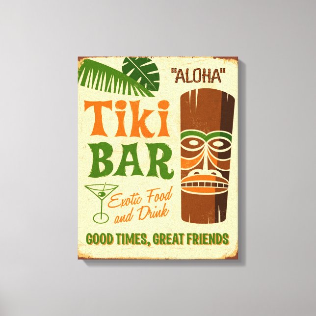 Lienzo Aloha Poster (Anverso)