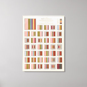 Lienzo Alojamiento en la iglesia, litografía estadístico 