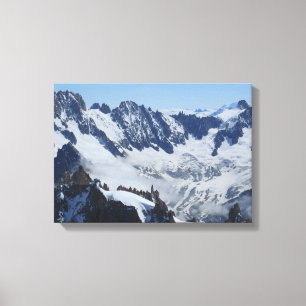 Lienzo Alpes franceses