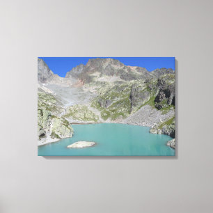 Lienzo Alpes franceses Lac Blanc